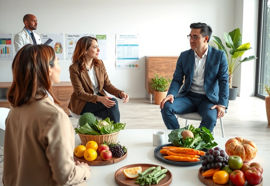 Unser Team bei der Beratung - Gesunde Ernährung Dresden